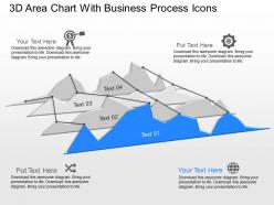 Xa 3d area chart with business process icons powerpoint template