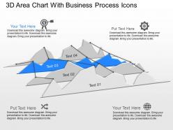 Xa 3d area chart with business process icons powerpoint template
