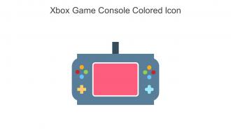 Xbox Game Console Colored Icon In Powerpoint Pptx Png And Editable Eps Format