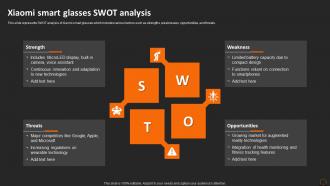 Xiaomi Smart Glasses SWOT Analysis Ppt Sample