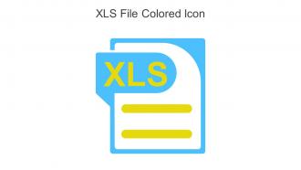 XLS File Colored Icon In Powerpoint Pptx Png And Editable Eps Format
