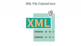 XML File Colored Icon In Powerpoint Pptx Png And Editable Eps Format