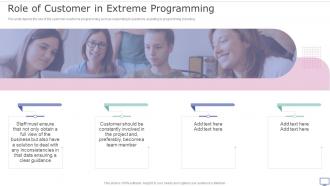 XP Practices Role Of Customer In Extreme Programming Ppt Styles Templates