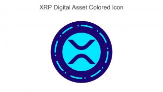 XRP Digital Asset Colored Icon In Powerpoint Pptx Png And Editable Eps Format