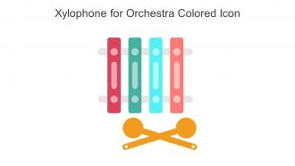 Xylophone For Orchestra Colored Icon In Powerpoint Pptx Png And Editable Eps Format