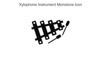 Xylophone Instrument Monotone Icon In Powerpoint Pptx Png And Editable Eps Format