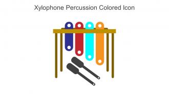 Xylophone Percussion Colored Icon In Powerpoint Pptx Png And Editable Eps Format