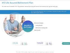 Xyz life assured retirement plan ppt powerpoint presentation infographic