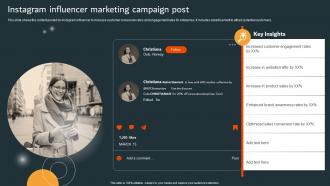Y18 Data Driven Marketing Campaign Instagram Influencer Marketing Campaign Post MKT SS V