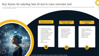 Y232 AI Text To Image Generator Platform Key Factors For Selecting Best Ai Text To Voice Convertor Tool AI SS V