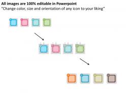 Year based timeline diagram flat powerpoint design