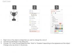 Year based timeline for award enterprise details powerpoint slides