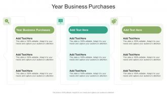 Year Business Purchases In Powerpoint And Google Slides Cpb