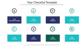 Year Checklist Template In Powerpoint And Google Slides Cpb