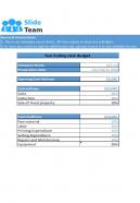 Year Ending Cash Budget Excel Spreadsheet Worksheet Xlcsv XL SS