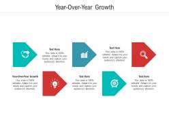 Year over year growth ppt powerpoint presentation model portrait cpb