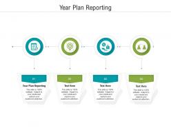 Year plan reporting ppt powerpoint presentation icon maker cpb