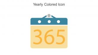 Yearly Colored Icon In Powerpoint Pptx Png And Editable Eps Format
