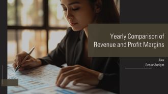 Yearly Comparison Of Revenue And Profit Margins PPT Graphics AT