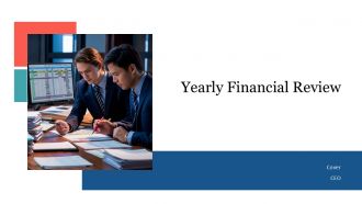Yearly Financial Review PPT Slides AT