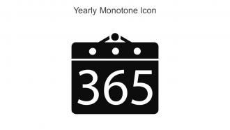 Yearly Monotone Icon In Powerpoint Pptx Png And Editable Eps Format