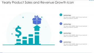 Yearly Product Sales And Revenue Growth Icon