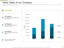 Yearly Sales Of Our Company Marketing Regional Development Approach Ppt File