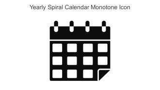 Yearly Spiral Calendar Monotone Icon In Powerpoint Pptx Png And Editable Eps Format