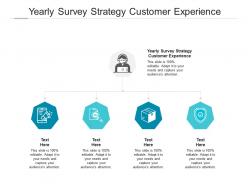 Yearly survey strategy customer experience ppt powerpoint presentation styles visual aids cpb