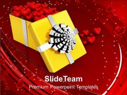 Yellow box full of chocolates powerpoint templates ppt themes and graphics 0213