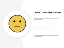 Yellow Colour Neutral Icon