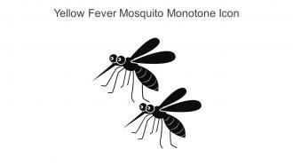 Yellow Fever Mosquito Monotone Icon In Powerpoint Pptx Png And Editable Eps Format