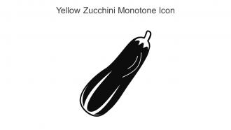 Yellow Zucchini Monotone Icon In Powerpoint Pptx Png And Editable Eps Format