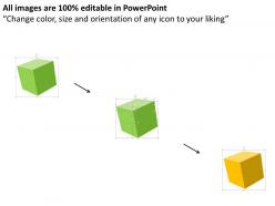 Yes and no business strategies diagram flat powerpoint design