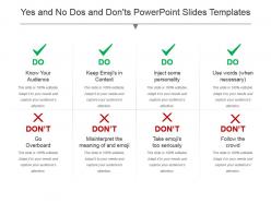 Yes and no dos and donts powerpoint slides templates
