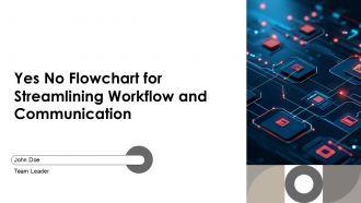 Yes No Flowchart For Streamlining Workflow And Communication PPT Presentation AT Yes No Flowchart For Streamlining Workflow And Communication PPT Presentation AT