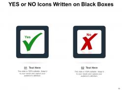 Yes Or No Icons Employee Marking Charts Rotating Switch Board Confusion