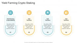 Yield Farming Crypto Staking In Powerpoint And Google Slides Cpb
