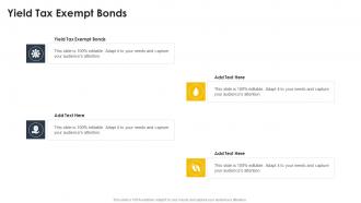 Yield Tax Exempt Bonds In Powerpoint And Google Slides Cpb