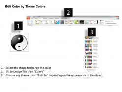 Yin yang evaluating 2 options editable powerpoint templates infographics images 21