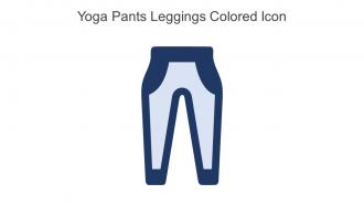 Yoga Pants Leggings Colored Icon In Powerpoint Pptx Png And Editable Eps Format
