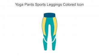 Yoga Pants Sports Leggings Colored Icon In Powerpoint Pptx Png And Editable Eps Format