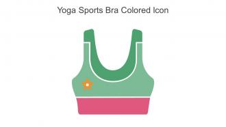 Yoga Sports Bra Colored Icon In Powerpoint Pptx Png And Editable Eps Format