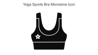Yoga Sports Bra Monotone Icon In Powerpoint Pptx Png And Editable Eps Format