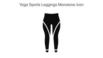 Yoga Sports Leggings Monotone Icon In Powerpoint Pptx Png And Editable Eps Format