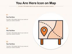You are here icon on map