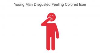 Young Man Disgusted Feeling Colored Icon In Powerpoint Pptx Png And Editable Eps Format