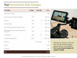 Your investment with charges ppt powerpoint presentation professional inspiration