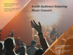 Youth audience enjoying music concert
