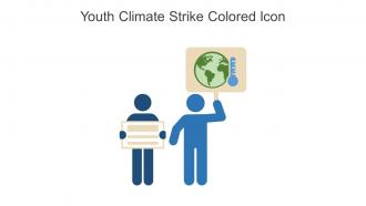 Youth Climate Strike Colored Icon In Powerpoint Pptx Png And Editable Eps Format